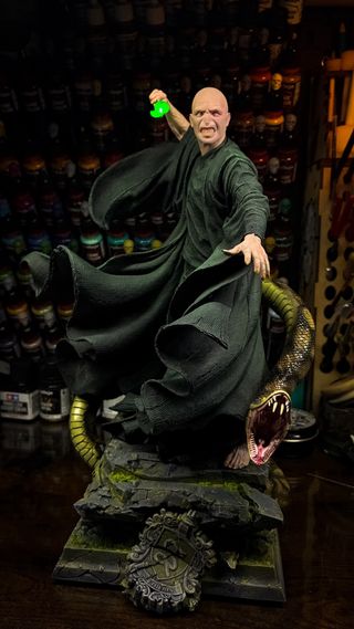 Figura Voldemort Pintada a Mano