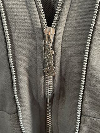 Felpa con doppia zip STWD