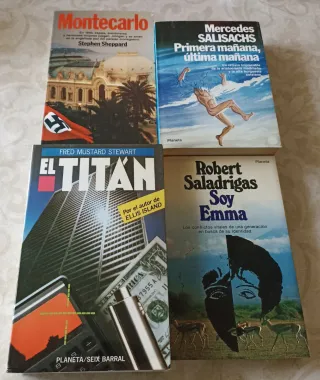 4 libros editorial Planeta