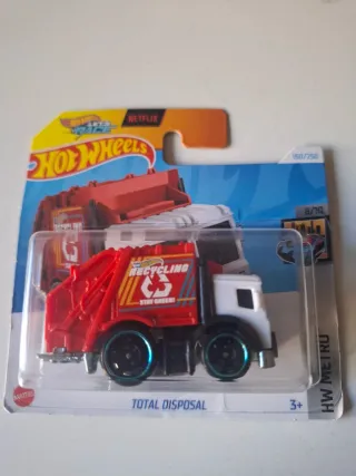 Hot Wheels Total Disposal Camión Reciclaje Netflix