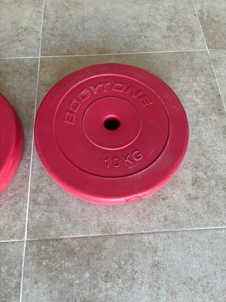 Discos de musculación Bodytone 10kg (2 unidades)