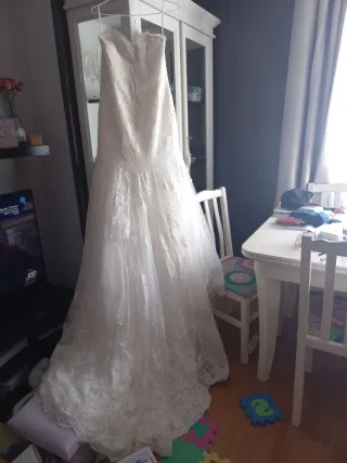 Vestido de Novia Encaje Blanco