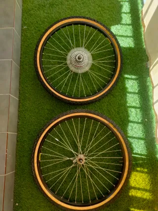 RUEDAS 26 BICI OLD MAVIC SHIMANO DEORE LX MONTAÑA