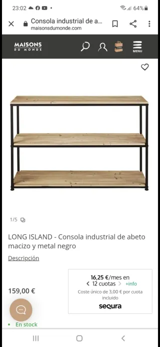 Mueble Estantería Maisons du Monde