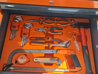 Carro de herramientas HR naranja