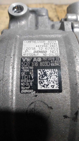 COMPRESOR AIRE ACONDICIONADO SEAT IBIZA (KJ1) Sty