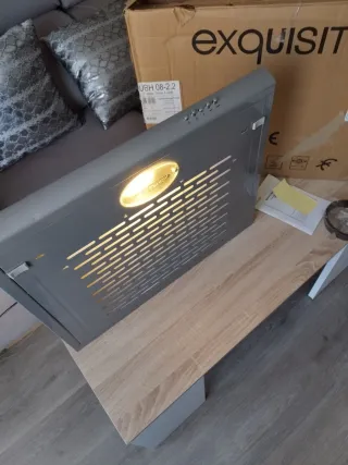 Campana extractora Exquisit 60cm. plana, NUEVA