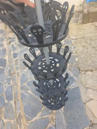 Zapatero Torre Metálico y Plástico. Extensible