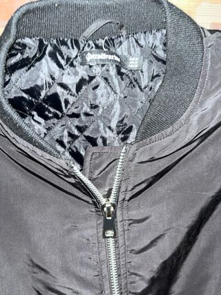 Chaqueta Stradivarius Negra Nueva