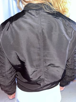 Chaqueta Stradivarius Negra Nueva