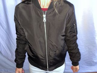 Chaqueta Stradivarius Negra Nueva
