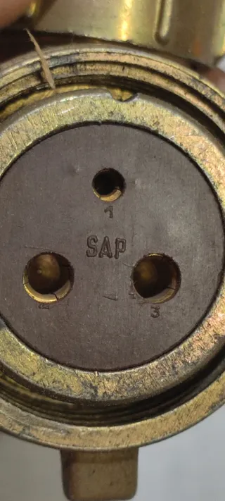 2 Conectores 3 Pines Uso Militar/Industrial. S.A.P