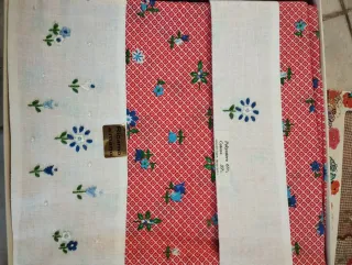 Lenzuolo culla Ricamo a Mano con fiori