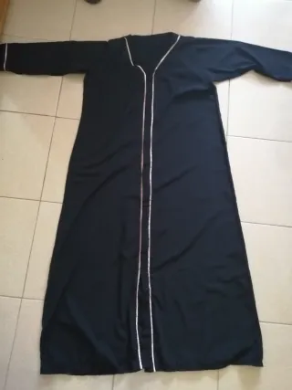 Vestido largo niña negro