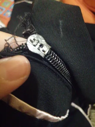 Vestido largo niña negro