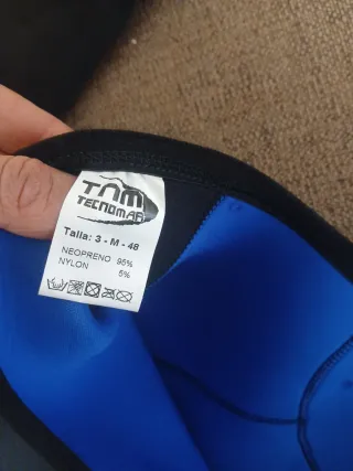 Traje de buceo TIGERGEAR azul y negro
