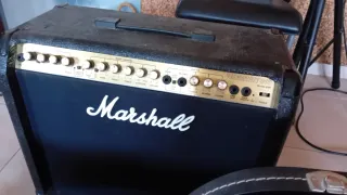 Guitarra + Amplificador Marshall Válvulas