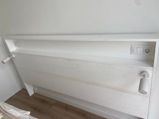 Cabecero HANNUN madera blanco