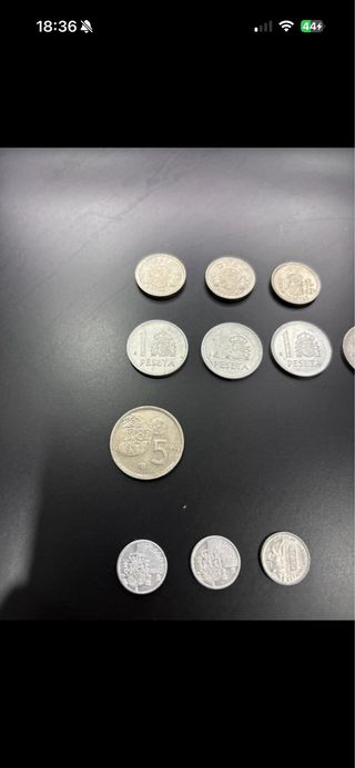 Lote de monedas antiguas