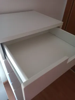 Cómoda 6 cajones blanca IKEA SMASTAD