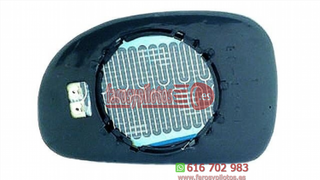 Espejo Cristal + Base Derecho Peugeot 406 (1999-2