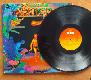 Santana – Amigos (LP Vinilo CBS 1976) Rock Latino