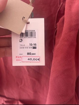 Vestido niña volantes espalda abierta