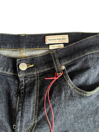 Jeans Alexander McQueen Uomo Tg 48