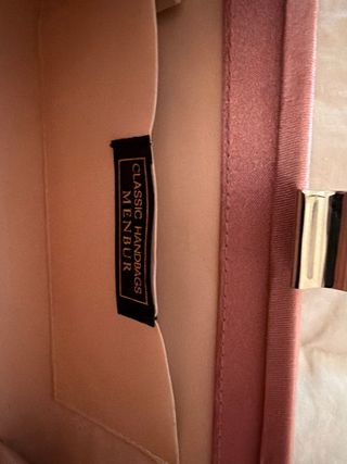 Bolso de fiesta Menbur rosa