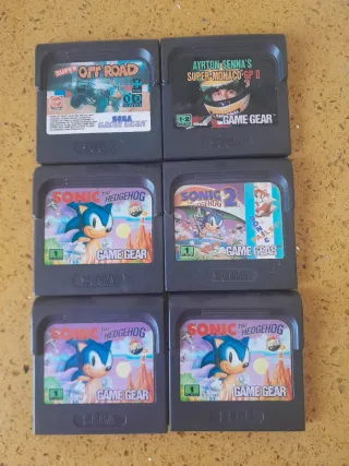 Juegos Sega Game Gear. Precio por unidad.