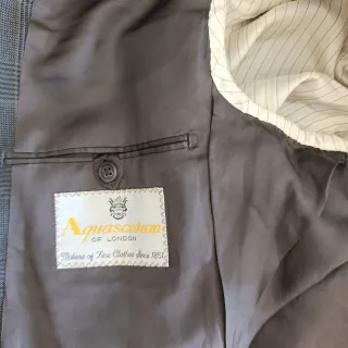Americana Aquascutum x Biagetti Bologna Lana Gris