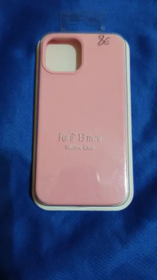 Custodia iPhone 13 Mini Rosa in Silicone