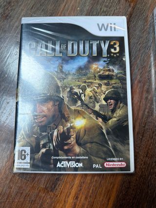 Juegos Wii precintados, Call of duty, Tony Hawk..