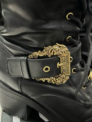 Stivali Versace neri donna tg 39