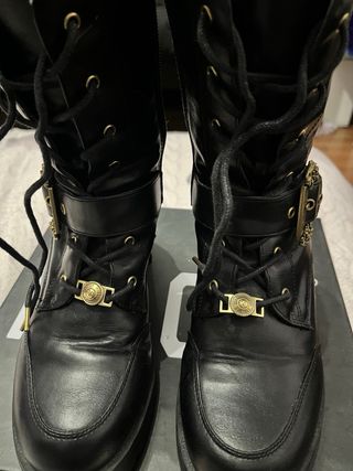 Stivali Versace neri donna tg 39