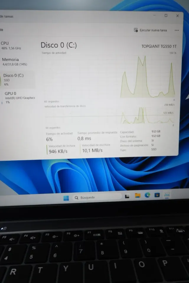 NUEVO Ordenador Portátil 32Gb Ram Intel N95 1TB