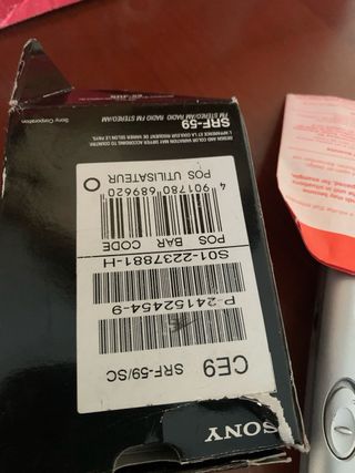Radio portatile Sony Walkman SRF-59 + cuffie