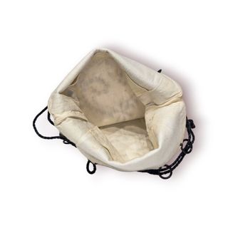 Bolsa Linho Cru Bordada à Mão