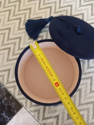 Joyero terciopelo con espejo