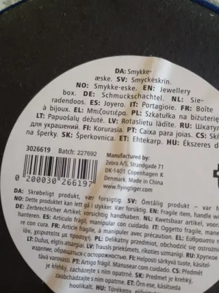 Joyero terciopelo con espejo