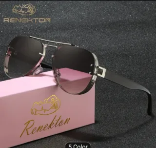 Gafas de sol Renekton doradas y marrones