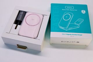 INIU Cargador Inalámbrico 3 en 1 Rosa Nuevo