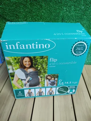 Infantino Mochila Portabebé Flip Advanced 4-en-1