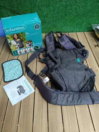 Infantino Mochila Portabebé Flip Advanced 4-en-1