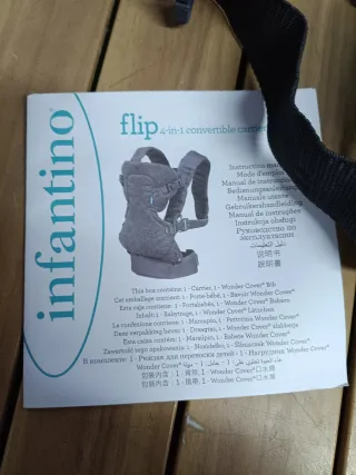 Infantino Mochila Portabebé Flip Advanced 4-en-1