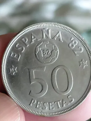 Monedas España Mundial 82 (100, 50, 25, 5 Ptas)