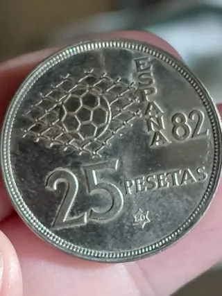 Monedas España Mundial 82 (100, 50, 25, 5 Ptas)
