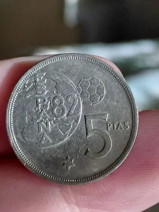 Monedas España Mundial 82 (100, 50, 25, 5 Ptas)