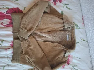 Bomber de pana beige