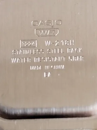 Reloj digital Casio W-218H-3AVEF nuevo